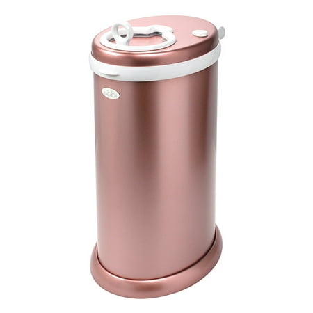 Ubbi Steel Diaper Pail, Rose Gold