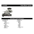 thumbnail image 4 of Centric 130.40038 Premium Brake Master Cylinder Fits select: 1998-2002 HONDA ACCORD, 4 of 4