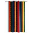 thumbnail image 2 of nqOlkjepod Outdoor Curtains for Patio Waterproof, Rainbow Striped Outdoor Privacy Panels Grommet, Modern Colorful Boho Ethnic Chic Lines Blackout Outside Curtains for Porch/Cabana 54"x84", 1 Panel, 2 of 8
