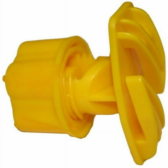Rod Post Insulator for Poly Tape - Yellow