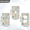 thumbnail image 4 of Switch Panel Switch Decoration 2.76x4.53x0.28 Inches Duplex Outlets Switch Plate Wall Plates Living Room Kitchen Bedroom Study Switches Colored Branches and Leaves, 4 of 8