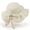 White, variant on Womens Wavy Oversized Brim Straw Hat with Floral Tulip Lace Ribbon for Summer Seaside Vacation Outdoor Shoot Neighborhood Potluck Soft Elegant Accessory Beige