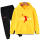 thumbnail image 3 of Conjuntos de chándal para niños, ropa para bebés, niños y niñas, trajes deportivos de moda, sudaderas con capucha y pantalones, chaqueta de marca, ropa para niños, 3 of 5