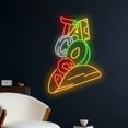 thumbnail image 2 of Handmadetneonsign Tacos Neon Sign, Mexico Tacos LED Sign, Mexican Taco Neon Light, Tacos LED Light, 2 of 5