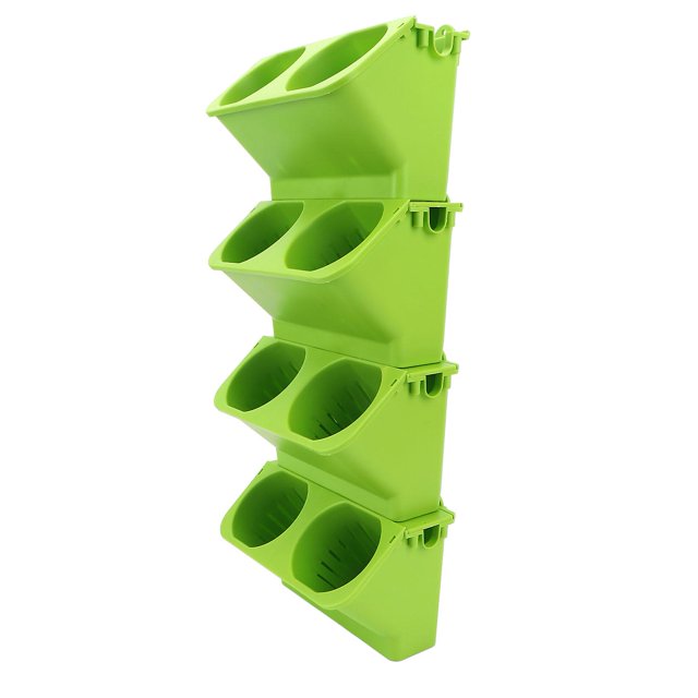 Hanging Planter Boxs Wall Planter for Indoor Outdoor Vertical Planter for Garden Balcony Yards Home Decor Light Green