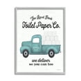 thumbnail image 3 of Stupell Industries Royal Flush Toilet Paper Co. Blue Farmhouse Truck, 11 x 14, Design by Lettered and Lined, 3 of 5