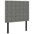 thumbnail image 5 of vidaXL Headboards 2 pcs Dark Gray 31.5"x2"x30.7"/34.6" Fabric, 5 of 77