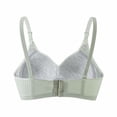 thumbnail image 4 of VFRGHD Seamless Wireless Bras For Women Removable Double Straps Full Coverage Non Padded Bralette Comfort Everyday Brassieres Everyday Bralettes, 4 of 4