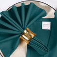 thumbnail image 5 of Twiny Threads Set of 12 Solid Reusable Cloth Dinner Napkins - Teal, 5 of 6