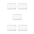 thumbnail image 3 of Kearding Bolsa con cremallera de 10 piezas Contenedores de almacenamiento de bolsas de almacenamiento de documentos multipropósito A6 transparente 5Conjunto, 3 of 6
