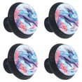 thumbnail image 2 of 4 Pcs Dolphin Knobs for Kitchen Cabinet Cupboard Dresser Bookcase Drawer Pulls Handles Round Home Decor, 2 of 8