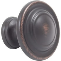 Charlotte Cabinet/Bi-Fold Door Knob, 1-3/4 Inches, Vintage Bronze by Stone Harbor Hardware
