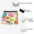 thumbnail image 6 of Kll Color Donut Men'S Cotton Boxer Briefs Underwear-Medium, 6 of 9