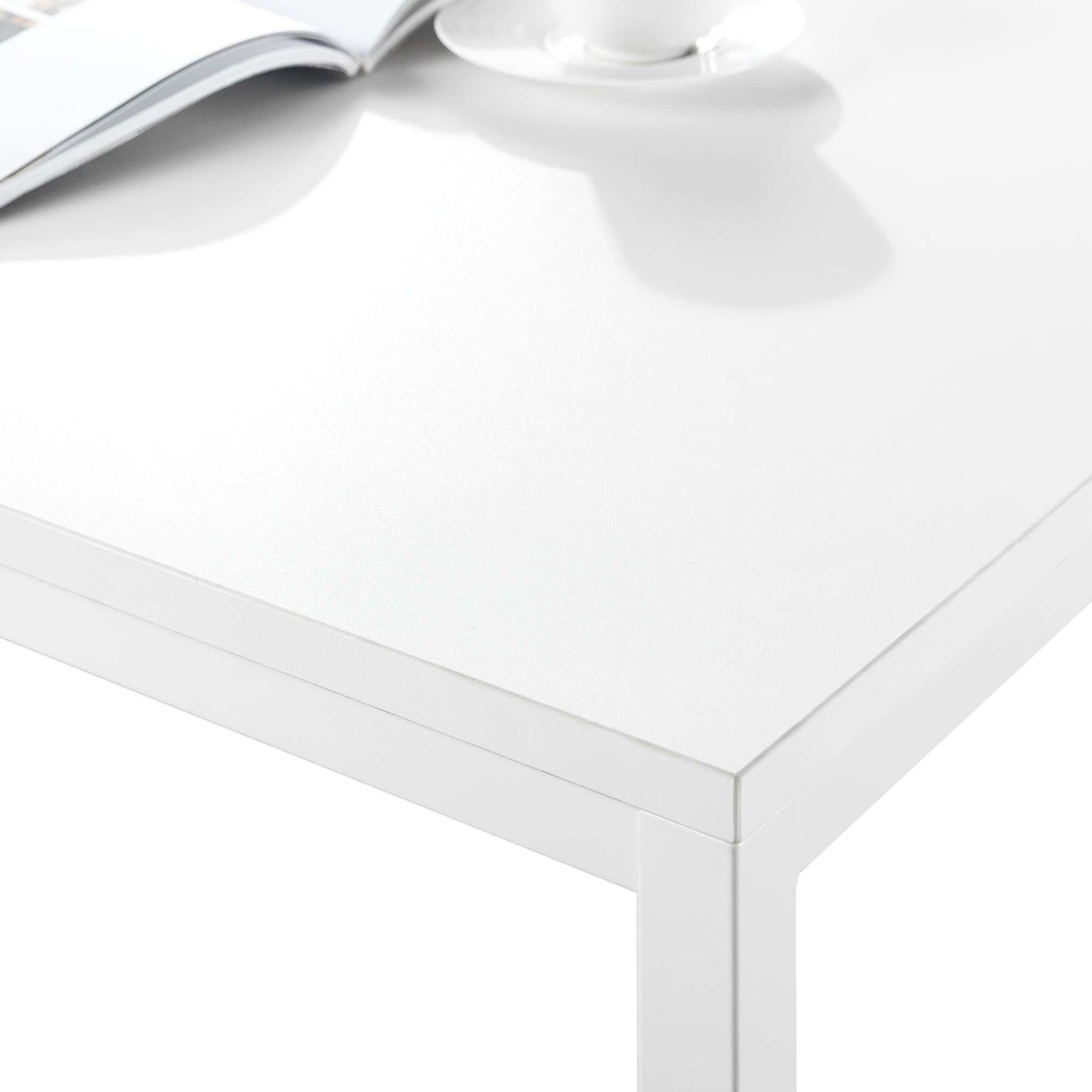 Bellamy Studios Jennifer 55" x 29" White Frame Desk, White