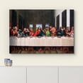 thumbnail image 3 of VELVET - Canvas Wall Art - Last Supper by Andrea Solari - Modern Home Art Stretched and Ready to Hang - 10x8inch Framed, 3 of 5