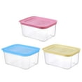 thumbnail image 6 of Kitchen Storage Box, Freezer Sealing Container, Plastic Material, Airtight Lid for Food Preservation, for Refrigerator Organization, Freezer Meal Prep, and Pantry Storage, Yellow, by FAJHHA, 6 of 7