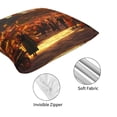 thumbnail image 6 of Halloween Throw Pillow Covers, Halloween Pumpkin Market A Square Pillow Cases with Invisible Zipper for Halloween Decorations, Farmhouse Halloween Decor 12x12, 6 of 7