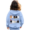 thumbnail image 4 of TAIAOJING Unisex Kids Letter Sweatshirt Jacket Boys Girls Children Baby Long Sleeve Letter Print Hoodie Zipper Up Sweatshirts Soft Coat Blouse With Pocket Lightweight Coat Windbreaker 3-4 Years, 4 of 6