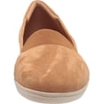 thumbnail image 2 of Easy Spirit Bounce Round Toe Medium Brown Suede Slip On Ultra Light Ballet Flats (MEDIUM BROWN, 7), 2 of 8