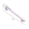 thumbnail image 3 of Stainless Steel Bathroom Handrails | Non-Slip Shower Safety Bars for Elderly & Handicap | Wall Mount Grab Bars for Seniors & Kids | Includes Screw Pack, 3 of 6