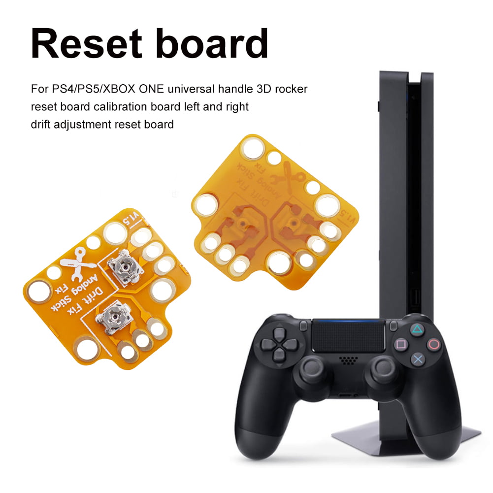 Meget sur krokodille Tap Controller Reset Drift Analog Stick Repair Calibration Module for PS4 Xbox  One - Walmart.com