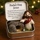 thumbnail image 5 of Decoraciones de Pascua, Adornos de Pascua, Regalos de Pascua Caja de Pascua con bolsillo H-ug Ribete de lana, 5 of 6