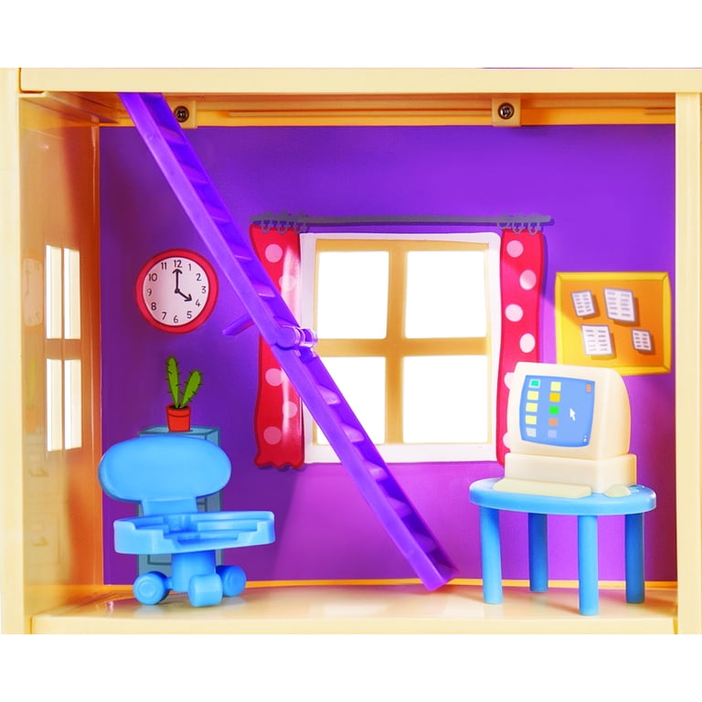 Peppa Pig Maison et jardin Giochi Preziosi en bleu