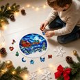 thumbnail image 5 of Aoznliie Christmas Acrylic Puzzle Suncatcher, Stained Glass Style Suncatcher for Window Decor, 7.5 inch Gift for Xmas, Mom, Birthday, Housewarming, 5 of 8