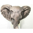 thumbnail image 5 of Large Majestic Safari Pachyderm Male Tusked Elephant Hanging Wall Decor Sculpture Plaque Figurine Symbol of Nobility and Strength Excellent Home Decor Gift For Wildlife Nature Lovers, 5 of 7