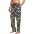 thumbnail image 4 of PRIYAL Multi- Xmas Gingerbread Man Cookies Pajama Pants for Men Pajama Bottoms Mens Pjs Sleep Lounge Pants with Pockets, 4 of 13