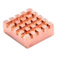 thumbnail image 2 of Pure Copper Heatsink Radiator Mini Pc Raspberry Pi Cpu Chip Cooling Heat Sink, 2 of 5