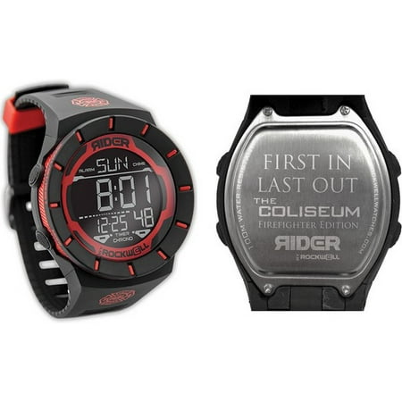 - 102F Coliseum Watch Countdown Timer Firefighter Red