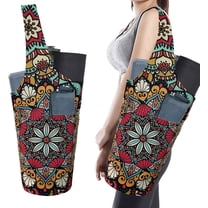 Yoga Mat Bags and Carriers Fits All Your Stuff,Yoga Mat with Bag With Large Side Pocket & Zipper Pocket,Yoga Gifts for Women and Yoga Lover
