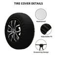 thumbnail image 2 of Easygdp fox gnomes and hearts Wheel Cover,Spare Tire Cover,4-17in Spare Tire Cover Universal Fit for Trailer, Car, Truck, SUV, Jeep-14 inch, 2 of 6