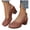 Brown, variant on Women's Close Toe Chunky Heel Mary Jane Shoes Breathable Mid Heel Wedge Sandals Hollow Out Slingback Beach Sandal Brown Size 6.5