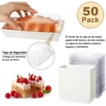 thumbnail image 2 of Paquete de 50 Cajas de Papel para Postres con Tapa Transparente, Cajas de Panadería Contenedores Kraft Desechables para Galletas, Donuts, Muffins, Sándwiches y Pastelería, 2 of 4
