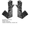 thumbnail image 5 of Yesbay 1 Pair Long Gloves Silky Material Fancy Dress Gloves Wedding Dress Photography Accessories, 5 of 9