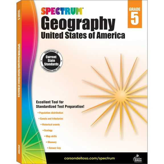 Spectrum Geography, Grade 5 : United States of America.