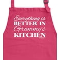 thumbnail image 2 of ThisWear Mother's Day Gift Everything is Better in Grammy's Kitchen Two Pocket Apron Heliconia, 2 of 7
