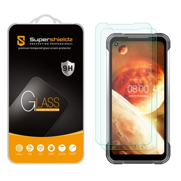 [2-Pack] Supershieldz for Doogee S97 Pro Tempered Glass Screen Protector, Anti-Scratch, Anti-Fingerprint, Bubble Free
