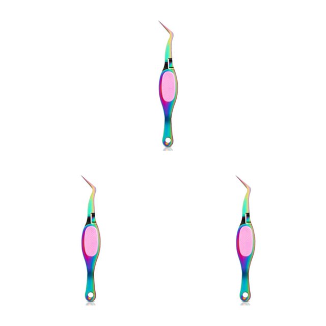 Soidarity Pinzas para manualidades, cerradura cruzada, acero inoxidable, multifunción, herramienta de eliminación de uñas de precisión Type4 NO4