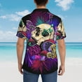 thumbnail image 6 of Balery Men'S Summer Hawaiian Shirts Short-Sleeve Design Name Printed Casual Shirts - Size Name, 6 of 9