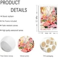 thumbnail image 2 of Flower Market Color Botanical Canvas Wall Art Colorful Wildflower Sunflower Wall Decor Pictures Pink Floral Travel Posters Prints for Kitchen Bathroom Living Room Bedroom Decoration Unframed, 2 of 6