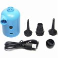 thumbnail image 1 of N/Y Electric Air Pump for Inflatable Pools, Fast Inflation Pump with 3 Nozzles, Portable USB Charging Inflator and Deflator Pump for Air Mattresses Boats, 1 of 5