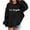 Black, variant on Kids Sports Hoodie Comfortable Warm Sweatshirt with Pocket Casual Pullover for Boys and Girls School Winter Wear