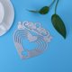 thumbnail image 4 of Cuadros Decorativos Corazón hueco DIY álbum de recortes grabado artesanal troquelado plantillas de Metal regalos-151000 JShteea Nuevos Originales, 4 of 6