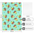 thumbnail image 2 of 2 Pcs Pioneer Flower Floral Print Pattern Kitchen Towels, Funny Microfiber Dish Towel Set, 18" X 26" Tea Towels, 2 of 6