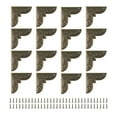 thumbnail image 1 of Uxcell 30 Pcs Protège-Angle Vintage 2"x2"x0.4" pour Table Boîte, Bronze, 1 of 5