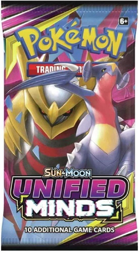 4 POKEMON TCG SUN & MOON UNIFIED MINDS Sleeved Booster Pack New OUT of PRINT 