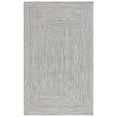 thumbnail image 2 of SAFAVIEH Braided Gino Distressed Machine Washable Reversible Area Rug, Grey/Ivory, 5' x 8', 2 of 13